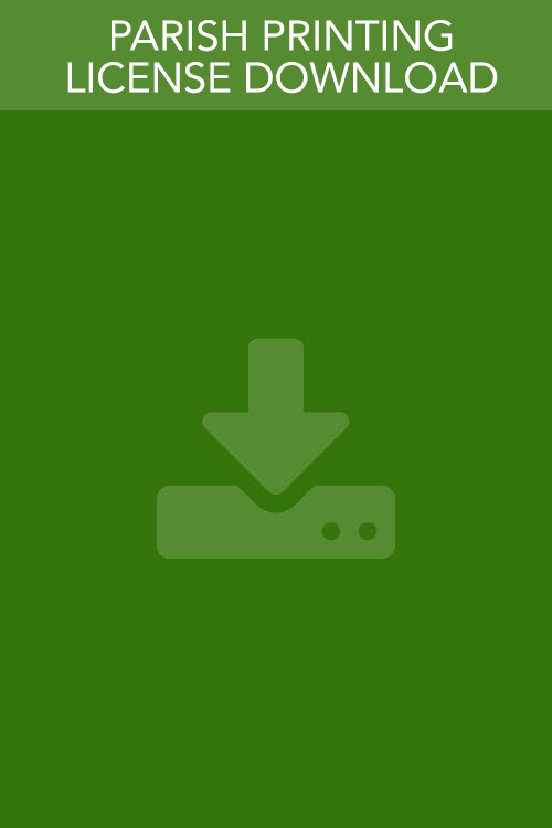 Following Christ Parish Printing License (Download)